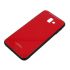 Púzdro GLASS CASE pre SAMSUNG GALAXY J6+ (J610F) 2018 - červené