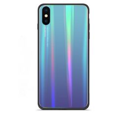 Púzdro RAINBOW GLASS CASE pre HUAWEI NOVA 3 - modré