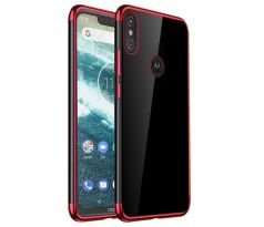 Púzdro ELEGANCE TPU CASE pre MOTOROLA ONE - červené