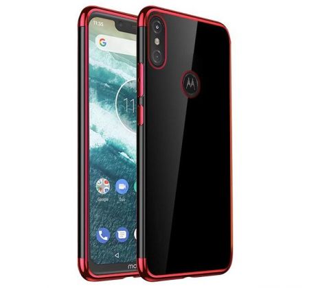 Púzdro ELEGANCE TPU CASE pre MOTOROLA ONE - červené