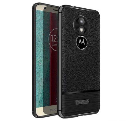 Púzdro RUGGED CARBON CASE pre LENOVO MOTO E5 PLAY - čierne