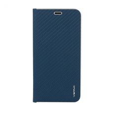 Púzdro knižkové VENNUS BOOK CARBON CASE pre XIAOMI POCOPHONE F1 - modré