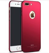 MSVII SLIM HARD TPU pre APPLE IPHONE 7 PLUS/8 PLUS - červené