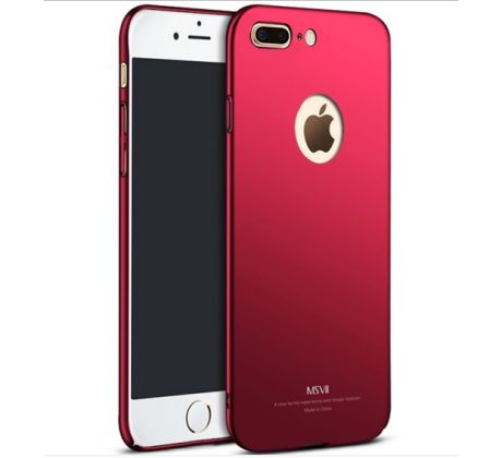 MSVII SLIM HARD TPU pre APPLE IPHONE 7 PLUS/8 PLUS - červené