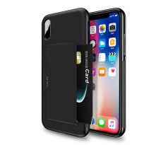 Púzdro DUX DUCIS POCARD SERIES pre APPLE IPHONE XS MAX (6,5") - čierne