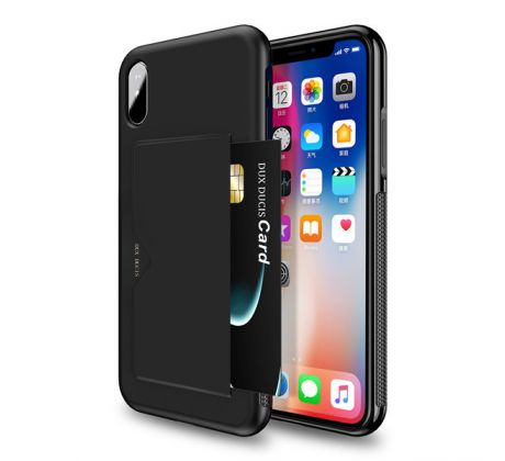 Púzdro DUX DUCIS POCARD SERIES pre APPLE IPHONE XS MAX (6,5") - čierne