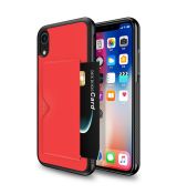 Púzdro DUX DUCIS POCARD SERIES pre APPLE IPHONE XR (6,1") - červené
