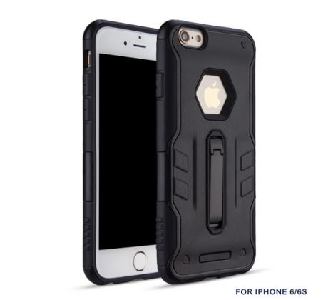 Púzdro DEFENDER CASE pre APPLE IPHONE 6/6S - čierne