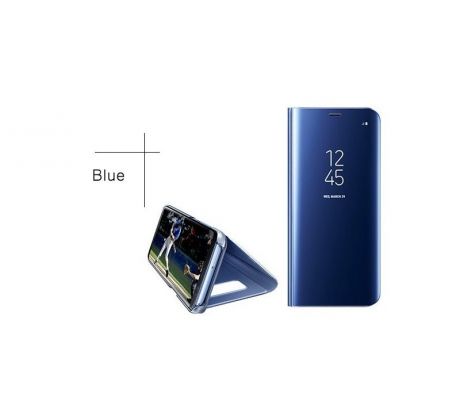 Knižkové púzdro CLEAR VIEW COVER pre HUAWEI MATE 20 LITE - modré