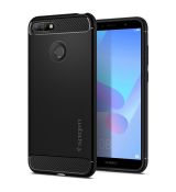 Púzdro SPIGEN RUGGED ARMOR™ pre HUAWEI Y6 PRIME 2018/HONOR 7A - čierne