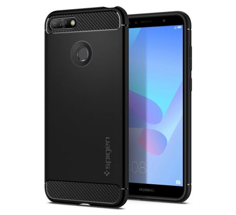 Púzdro SPIGEN RUGGED ARMOR™ pre HUAWEI Y6 PRIME 2018/HONOR 7A - čierne