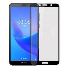 Tvrdené sklo 5D FULL COVER (full glue) 9H PRO (TG) pre HUAWEI Y5 (2018)/HONOR 7S - čierne