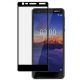 Tvrdené sklo 5D FULL COVER (full glue) 9H PRO (TG) pre NOKIA 6.1 (2018) - čierne