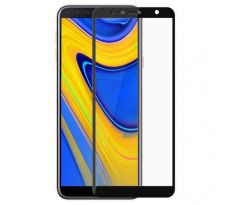 Tvrdené sklo 5D FULL COVER (full glue) 9H PRO (TG) pre SAMSUNG GALAXY J6+ (J610F) 2018 - čierne