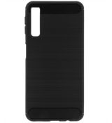 Púzdro CARBON CASE pre SAMSUNG GALAXY A7 (A750F) 2018 - čierne