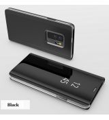 Knižkové púzdro CLEAR VIEW COVER pre SAMSUNG GALAXY J6+ (J610F) 2018- čierne