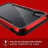 Zadný kryt (obal) X-DORIA DEFENSE SHIELD pre APPLE IPHONE XR (6,1") - červený