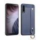 Púzdro  LITCHI SKIN CASE pre SAMSUNG GALAXY A7 (A750F) 2018 - modré