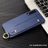 Púzdro  LITCHI SKIN CASE pre SAMSUNG GALAXY A7 (A750F) 2018 - modré