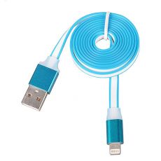 Kábel  SLIM LIGHTNING pre APPLE IPHONE 5/SE/6/6S/7/8/X - modrý