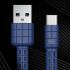 Kábel REMAX USB ARMOR RC-116a TYP C - modrý