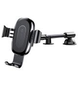 Univerzálny držiak do auta BASEUS WIRELESS CHARGER GRAVITY CAR MOUNT - čierny