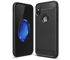 Púzdro CARBON CASE pre APPLE IPHONE XR (6,1") - čierne