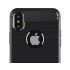 Púzdro CARBON CASE pre APPLE IPHONE XR (6,1") - čierne