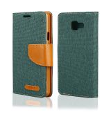 Púzdro knižkové diárové CANVAS BOOK pre SAMSUNG GALAXY A5 (A510F) 2016 - zelené