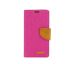 Púzdro knižkové diárové CANVAS BOOK pre APPLE IPHONE XR (6,1") - ružové