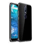 Púzdro ELEGANCE TPU CASE pre NOKIA 7.1 (2018) - čierne