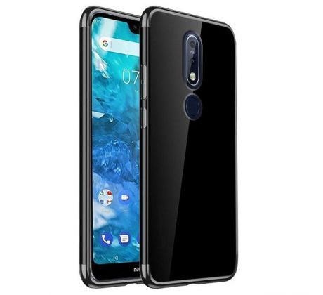 Púzdro ELEGANCE TPU CASE pre NOKIA 7.1 (2018) - čierne