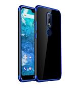 Púzdro ELEGANCE TPU CASE pre NOKIA 7.1 (2018) - modré