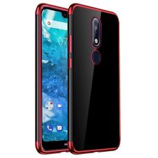 Púzdro ELEGANCE TPU CASE pre NOKIA 7.1 (2018) - červené