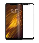 Tvrdené sklo 5D FULL COVER (full glue) 9H PRO (TG) pre XIAOMI POCOPHONE F1 - čierne