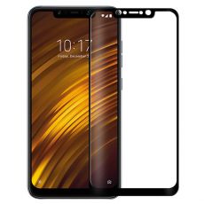 Tvrdené sklo 5D FULL COVER (full glue) 9H PRO (TG) pre XIAOMI POCOPHONE F1 - čierne