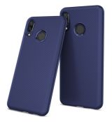 Púzdro TWILL TEXTURE pre HUAWEI HONOR 8X - modré