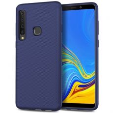 Púzdro TWILL TEXTURE pre SAMSUNG GALAXY A9 (A920F) 2018 - modré