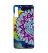 Púzdro SILIKÓNOVÉ SLIM CASE ART pre SAMSUNG GALAXY A7 (A750F) 2018 - mandala