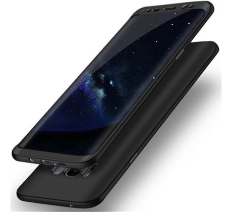 360°TPU Ochranný kryt pre HUAWEI MATE 20 LITE - čierne