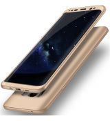 360°TPU Ochranný kryt pre SAMSUNG GALAXY A7 (A750F) 2018 - zlaté