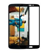 Tvrdené sklo 5D FULL COVER (full glue) 9H PRO (TG) pre LENOVO MOTO E5 - čierne