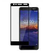 Tvrdené sklo 5D FULL COVER (full glue) 9H PRO (TG) pre NOKIA 5.1 (2018) - čierne