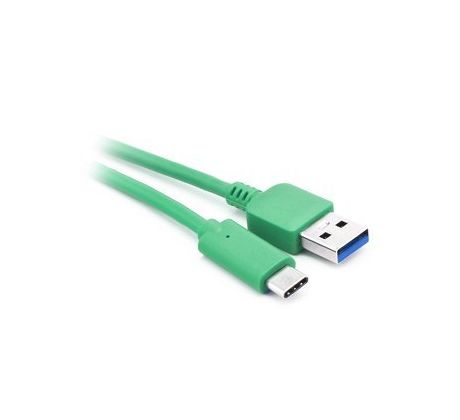 Kábel USB - micro USB TYP C 3.0 univerzálny 2m - zelený