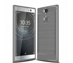 Púzdro CARBON CASE pre SONY XPERIA XA2 ULTRA - šedé