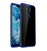 Púzdro ELEGANCE TPU CASE pre NOKIA 8.1 (2018) - modré