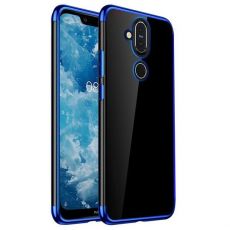 Púzdro ELEGANCE TPU CASE pre NOKIA 8.1 (2018) - modré