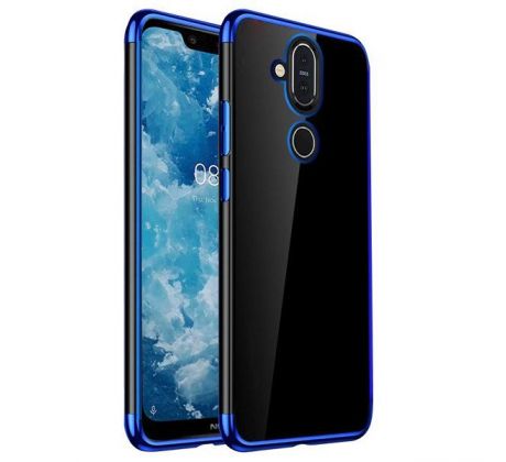 Púzdro ELEGANCE TPU CASE pre NOKIA 8.1 (2018) - modré