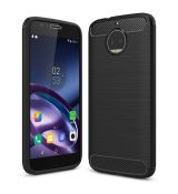 Púzdro CARBON CASE pre LENOVO MOTO G5s - čierne