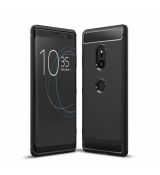 Púzdro CARBON CASE pre SONY XPERIA XZ3 - čierne
